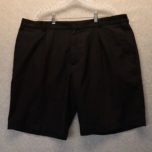 Nike‎ Golf Shorts Mens 40 Performance Chino Pleated Black